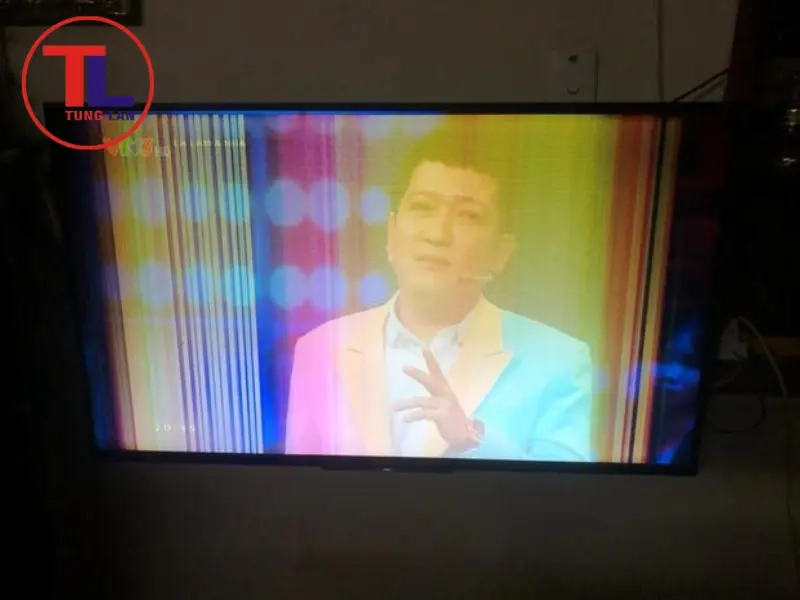 tivi samsung bị sai màu