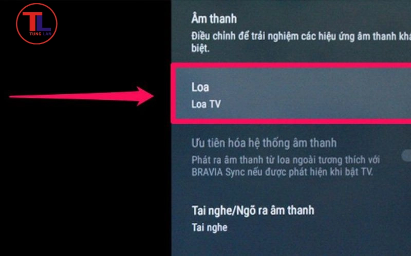 Khởi động lại tivi và kiểm tra cài đặt âm thanh
